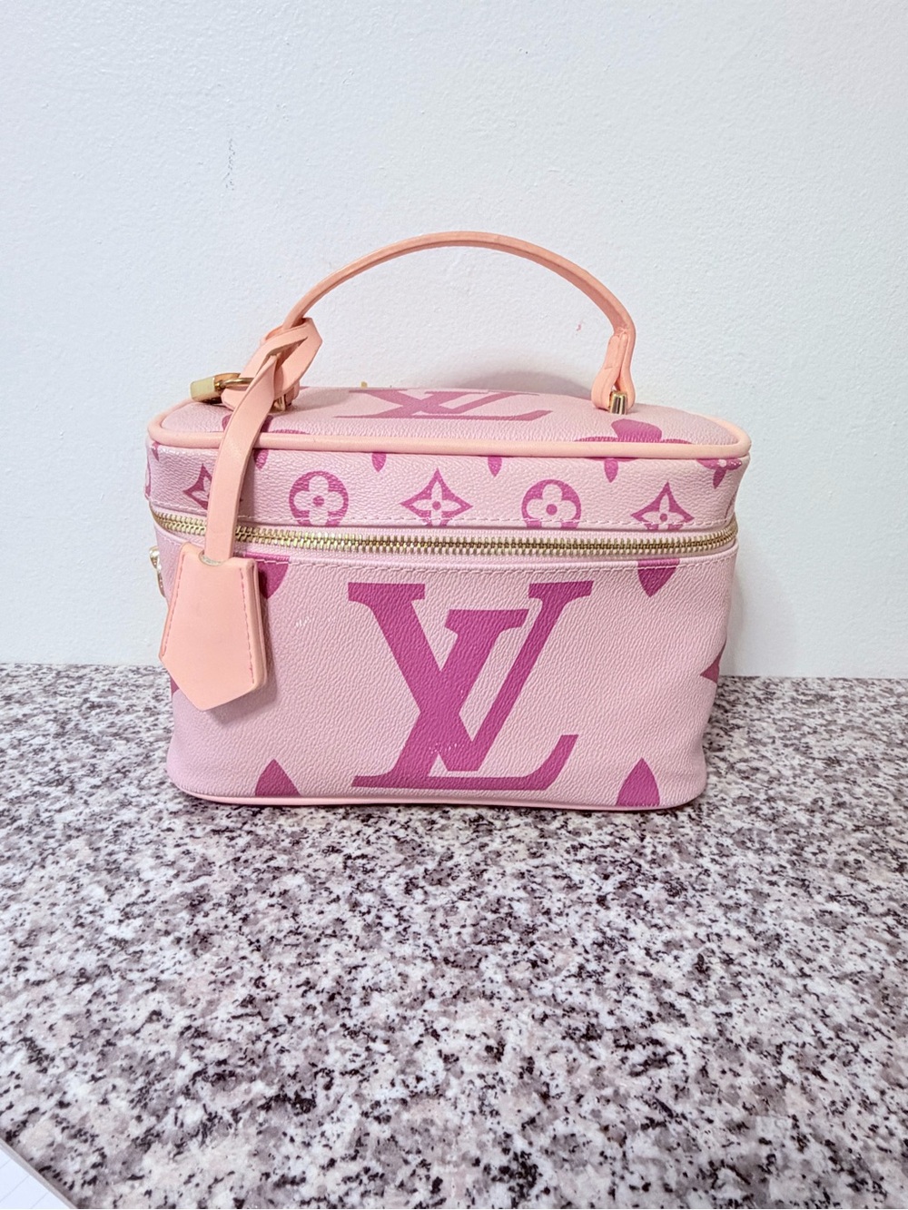 Louis Vuitton Pink Monogram Cosmetic Vanity Case